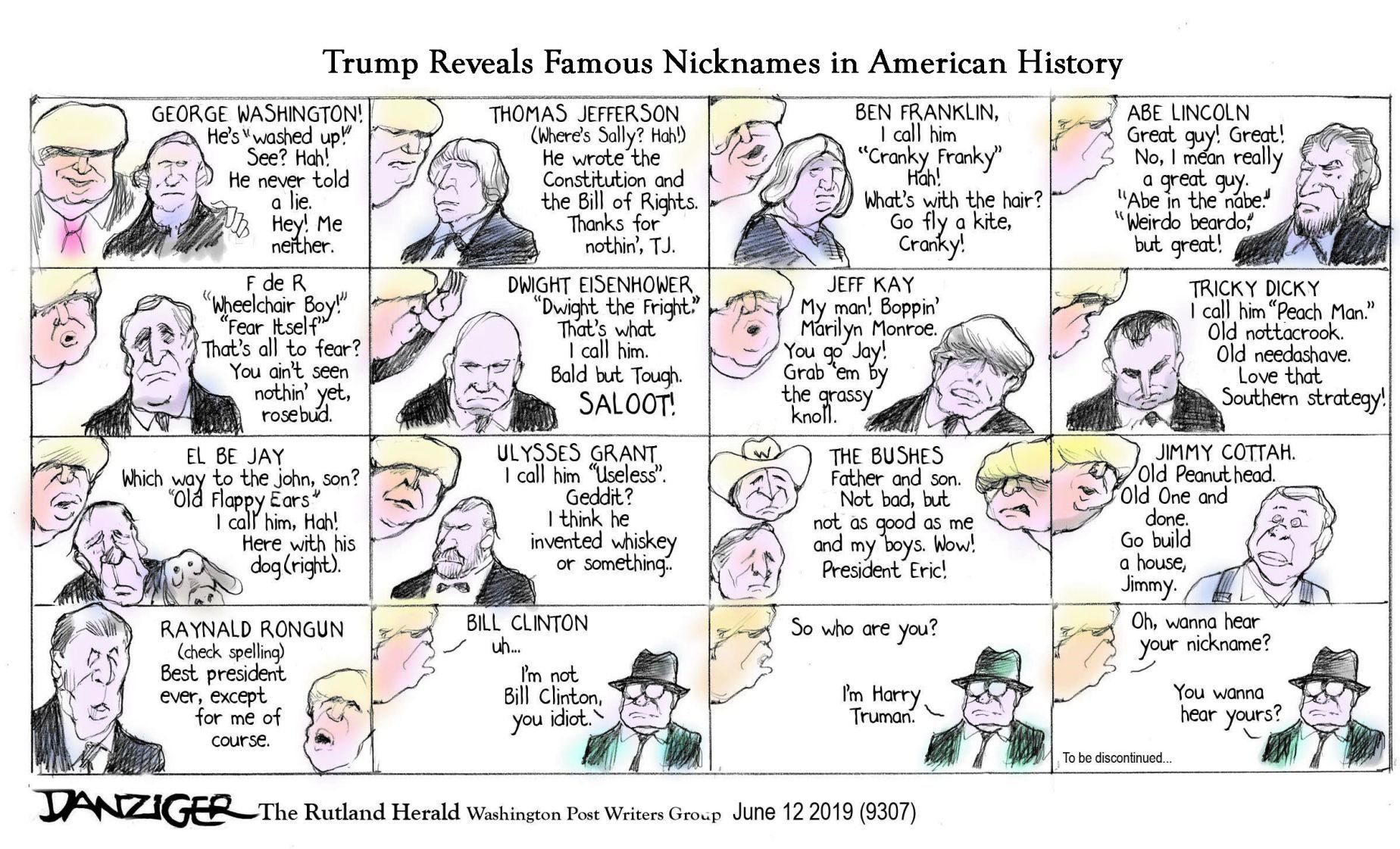 Jeff Danziger cartoon